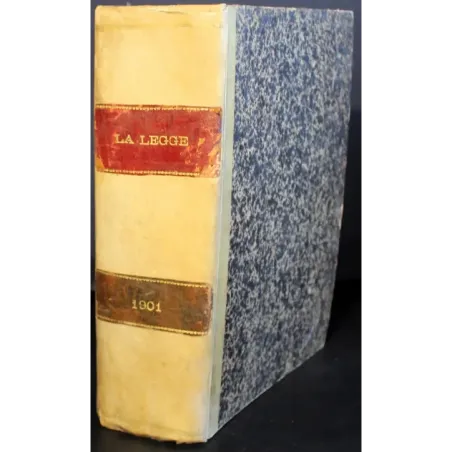 La Legge monitore giudiziario amministrativo Anno XLI 1901 Vol I