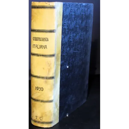 Giurisprudenza Italiana. Vol LXXXII 1930