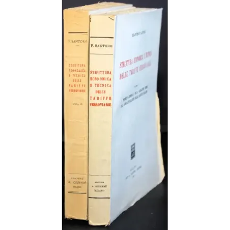 Struttura economica e tecnica tariffe ferroviarie Vol I-II