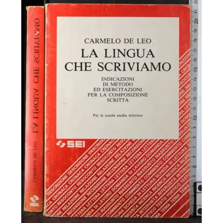 La linguia che scriviamo