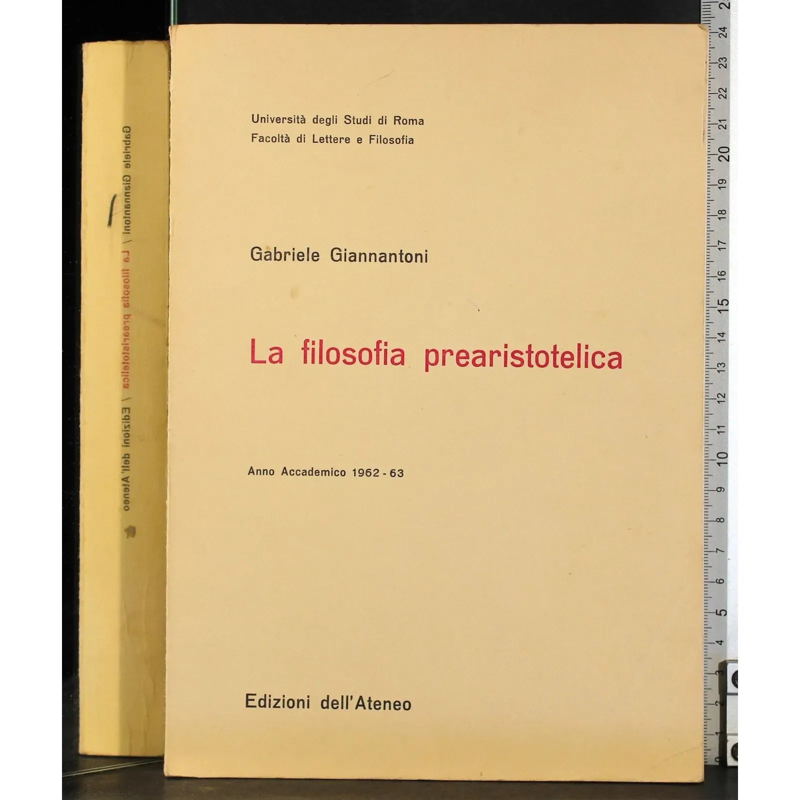La Filosofia prearistotelica