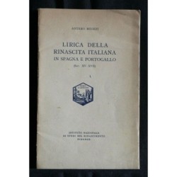 LIRICA DELLA RINASCITA ITALIANA IN SPAGNA E PORTOGALLO