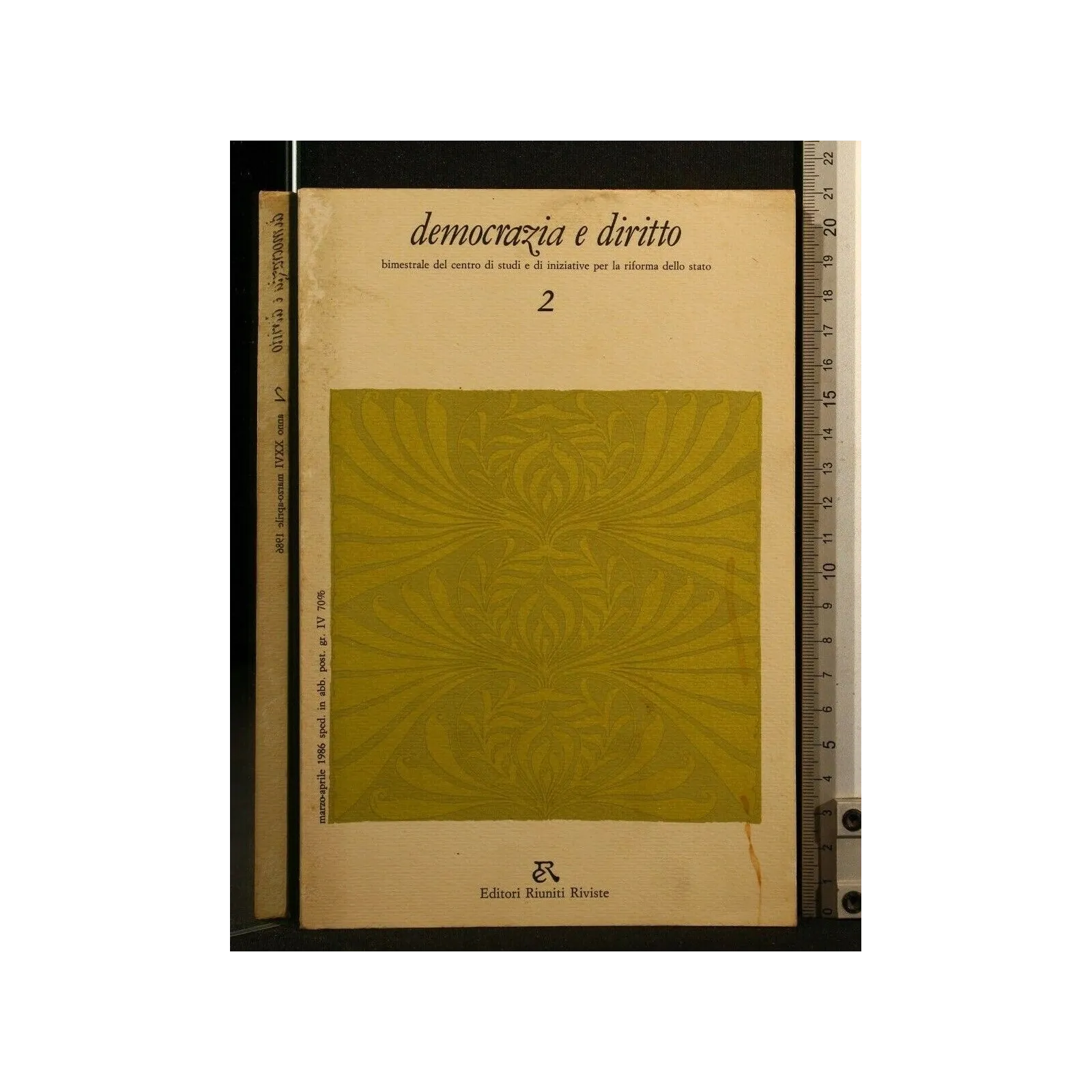 DEMOCRAZIA E DIRITTO. VOL 2. AA.VV. EDITORI RIUNITI.