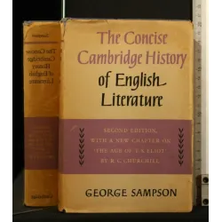 THE CONCISE CAMBRIDGE HISTORY OF ENGLISH LITERARURE. SAMPSON.