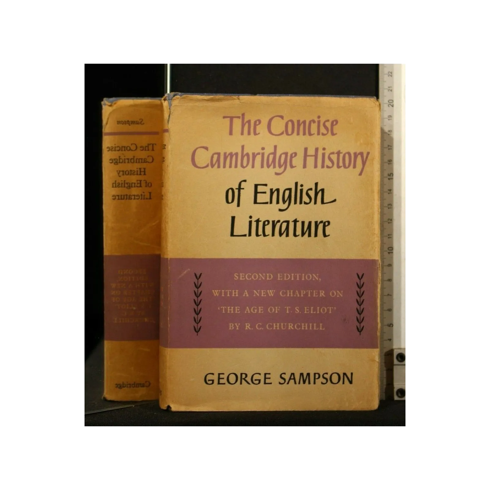 THE CONCISE CAMBRIDGE HISTORY OF ENGLISH LITERARURE. SAMPSON.