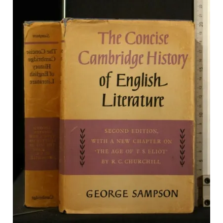 THE CONCISE CAMBRIDGE HISTORY OF ENGLISH LITERARURE. SAMPSON.