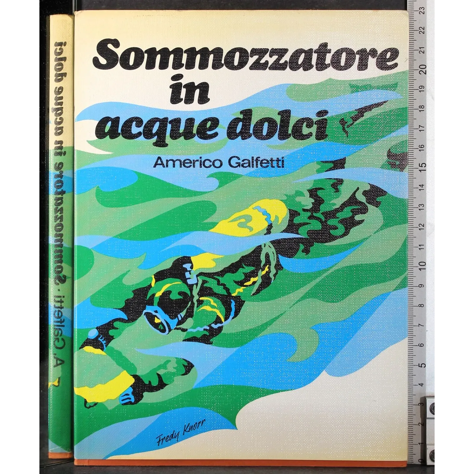 Sommozzatore in acque dolci