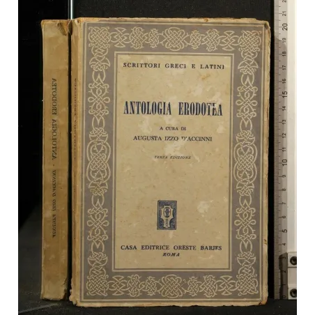 ANTOLOGIA ERODOTEA. D'ACCINNI. ORESTE BARJES.