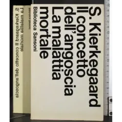 Il concetto dell'angoscia. La malattia mortale