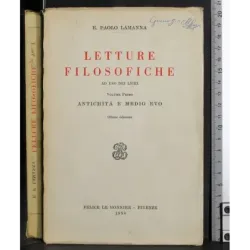 Letture filosofiche. Vol 1