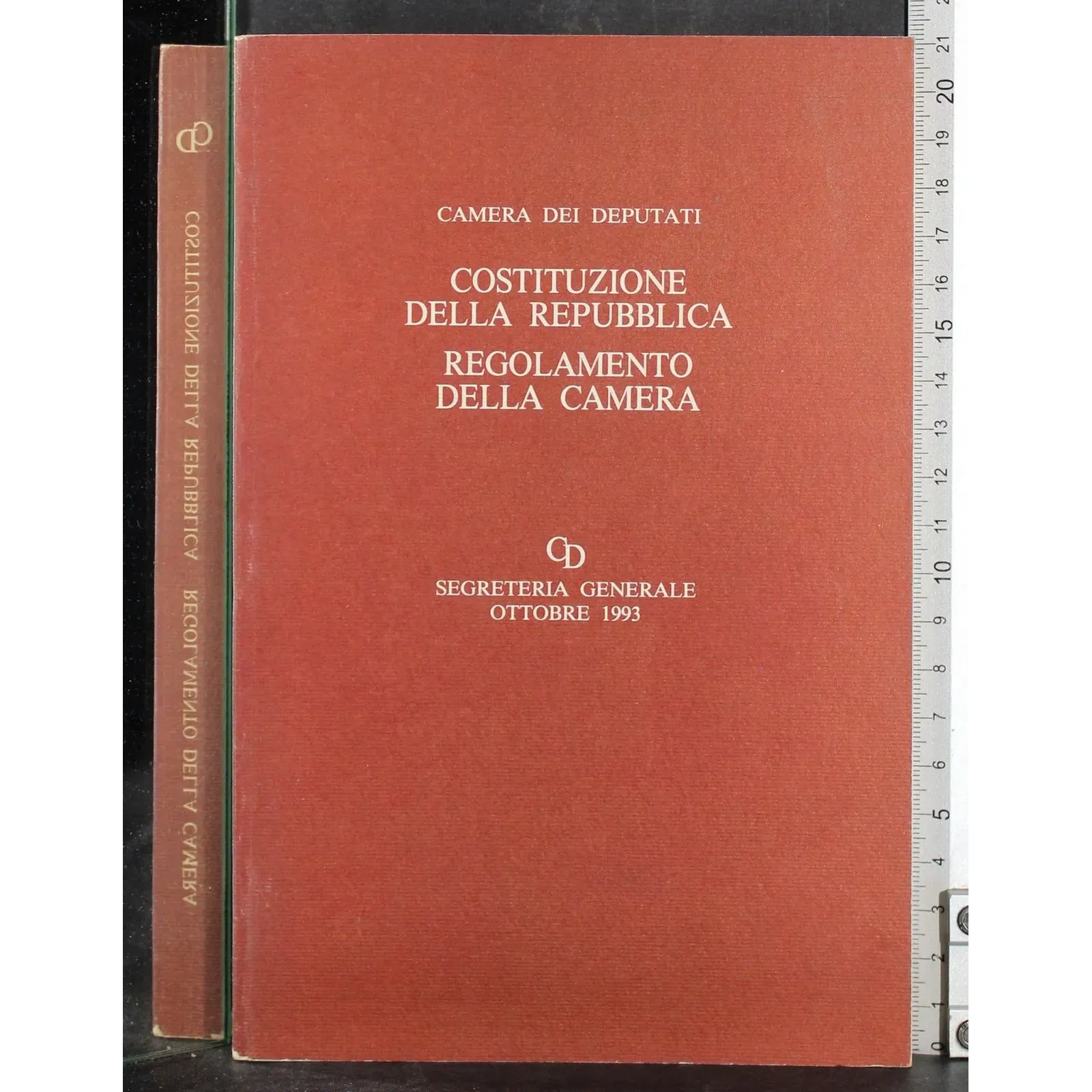 Costituzione della Repubblica. Regolamento della Camera