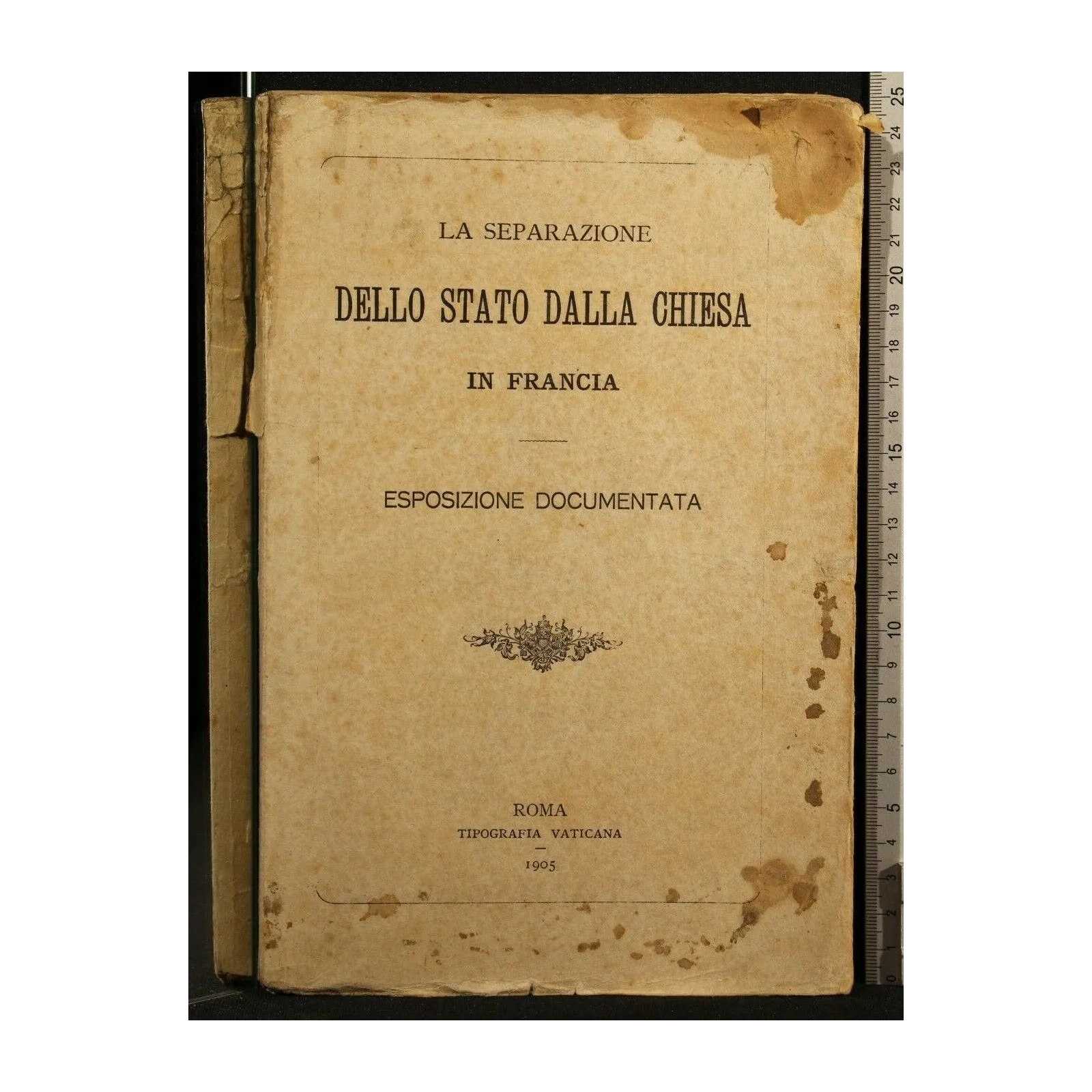 LA SEPARAZIONE DELLO STATO DELLA CHIESA IN FRANCIA