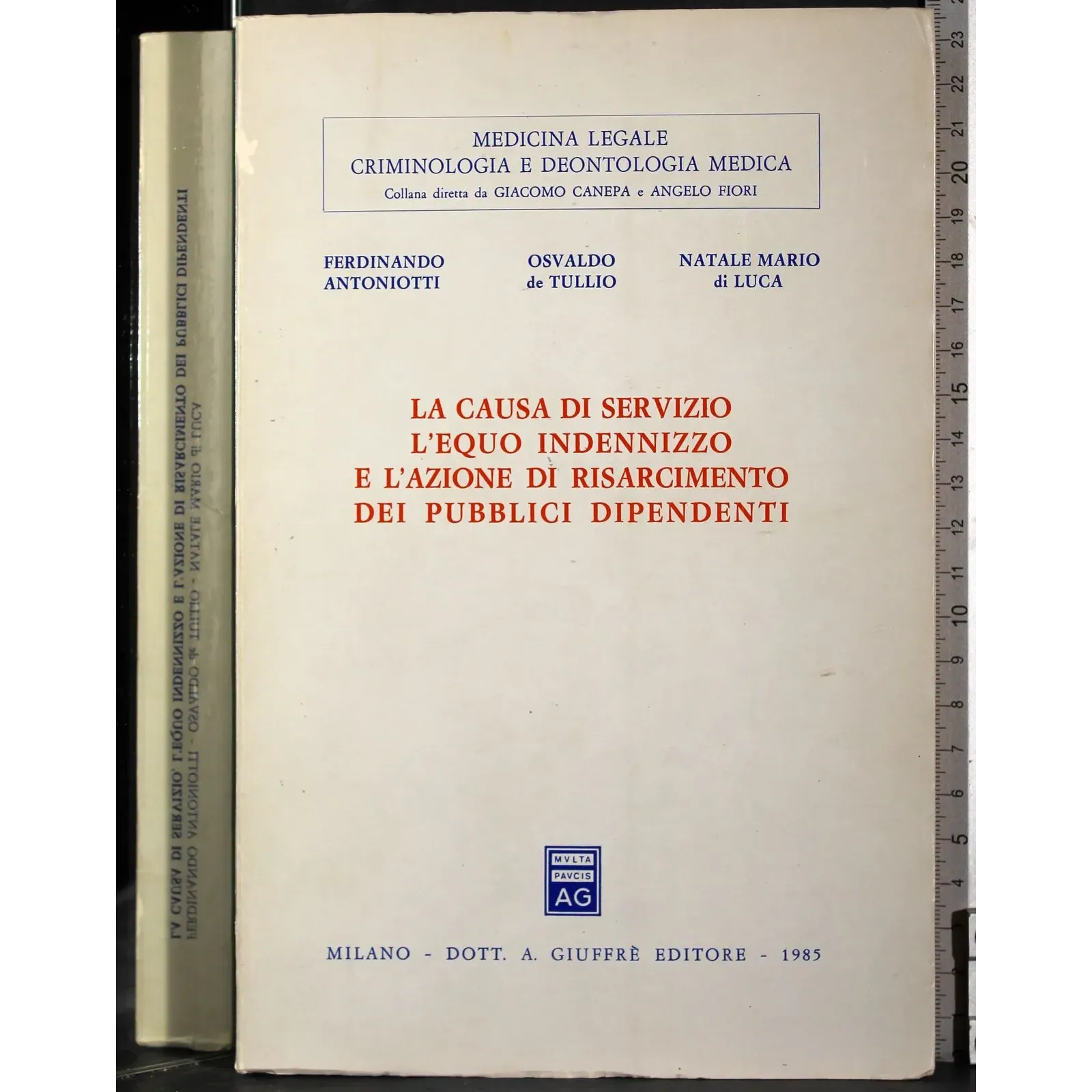 Causa di servizio l'equo indennizzo..