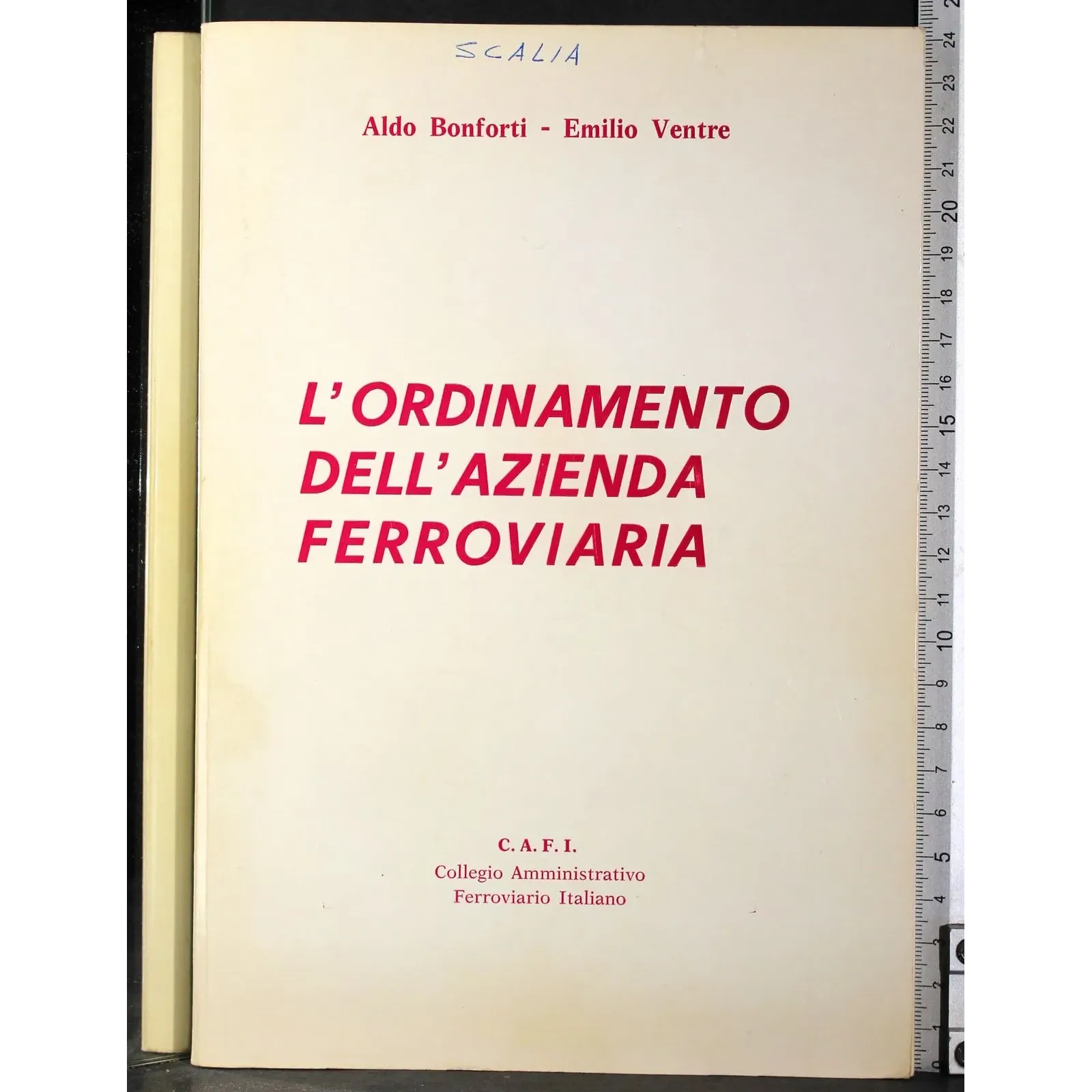 L'Ordinamento dell'azienda ferroviaria