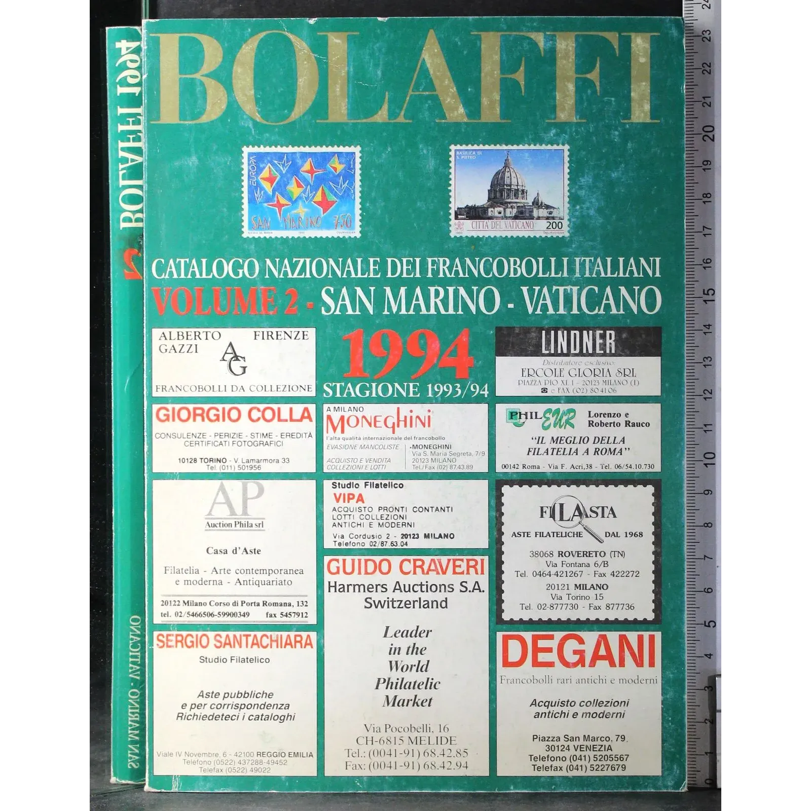 Bolaffi 1994. Vol 1 San Marino Vaticano