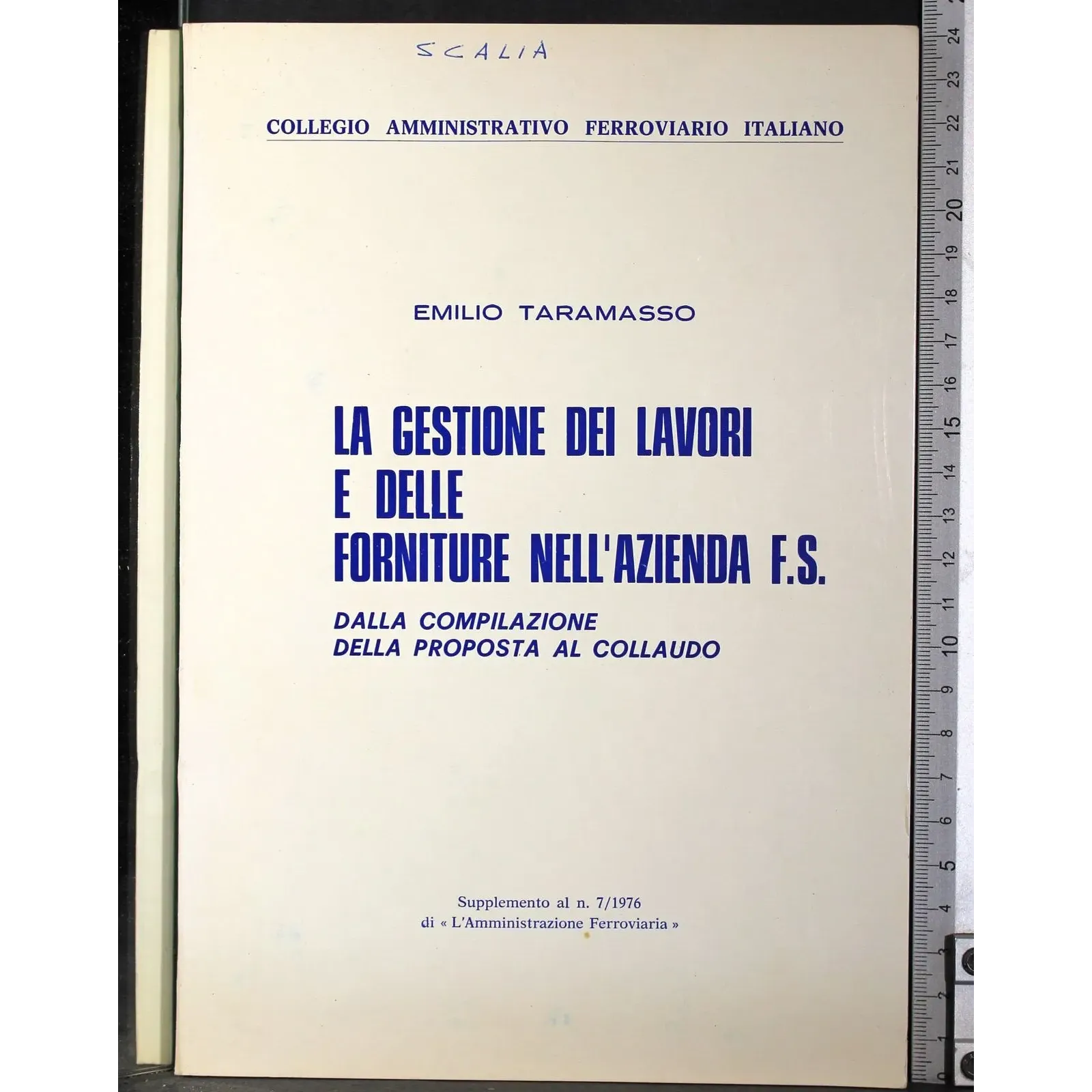 La gestione dei lavori e delle forniture nell'azienda FS