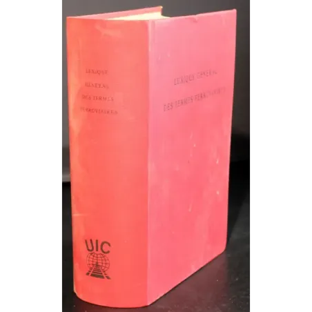 Lexique general des termes ferroviaires