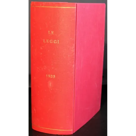 Le leggi anno 1925