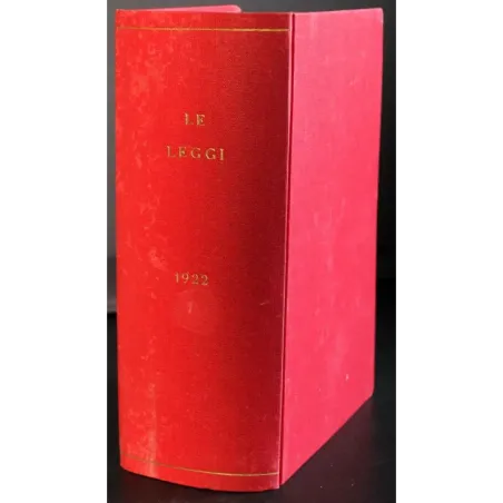 Le leggi Anno 1922