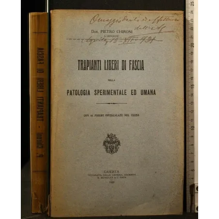 TRAPIANTI LIBERI DI FASCIA NELLA PATOLOGIA SPERIMENTALE ED UMANA