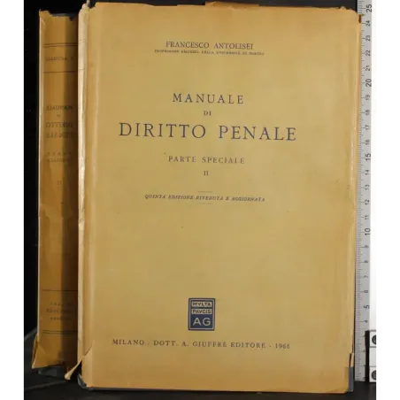 Manuale di diritto penale. Parte speciale II