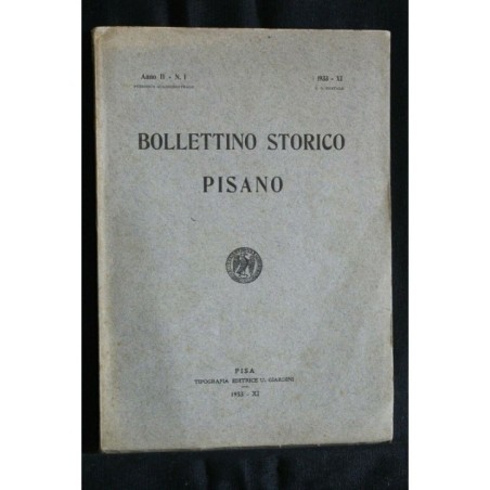 BOLLETTINO STORICO PISANO