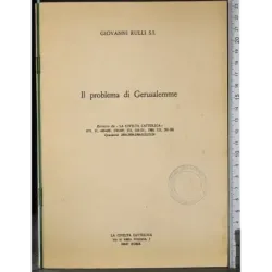 Il problema di Gerusalemme