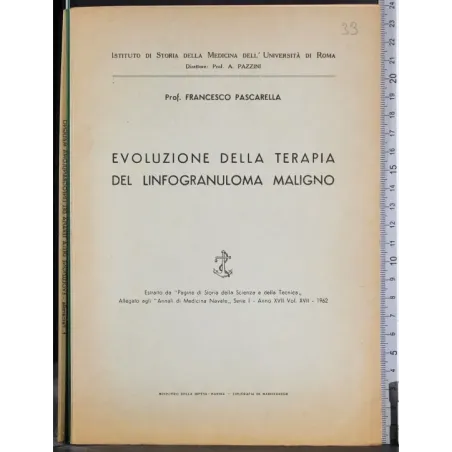 Evoluzione della terapia del linfogranuloma maligno