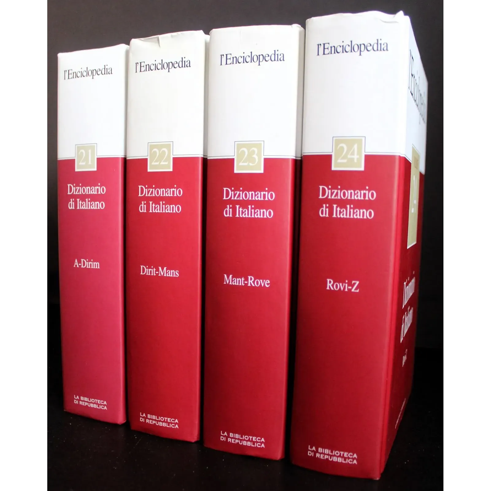L'Enciclopedia. Dizionario Italiano 4 Volumi