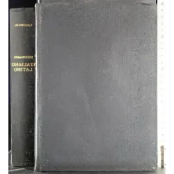 Dizionario Lingua Latina. Vol II Italiano Latino