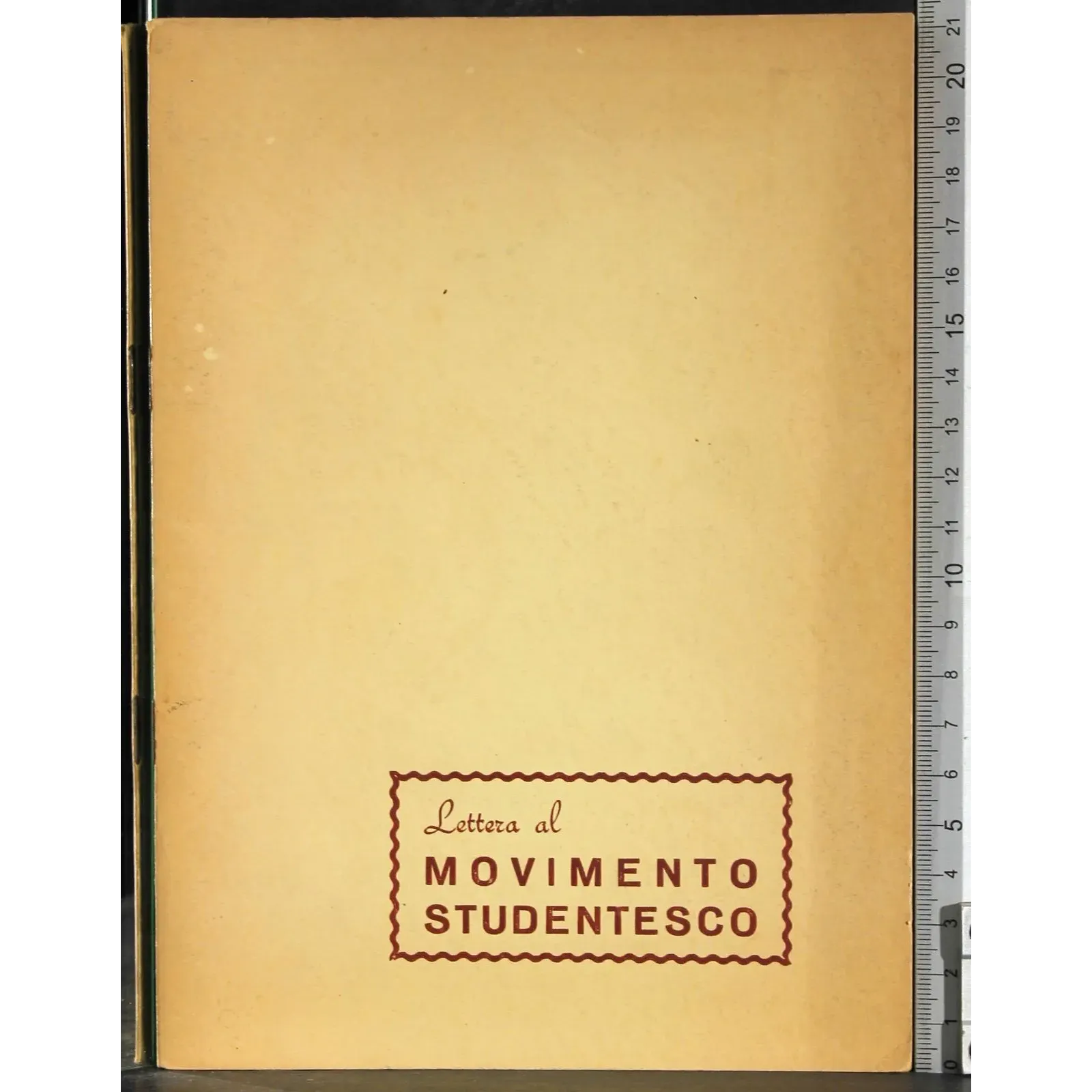 Lettera al movimento studentesco