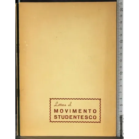 Lettera al movimento studentesco