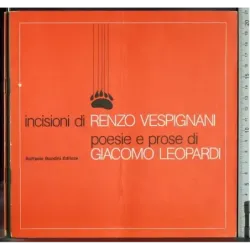Incisioni di Renzo Vespignani poesie e prose di Leopardi