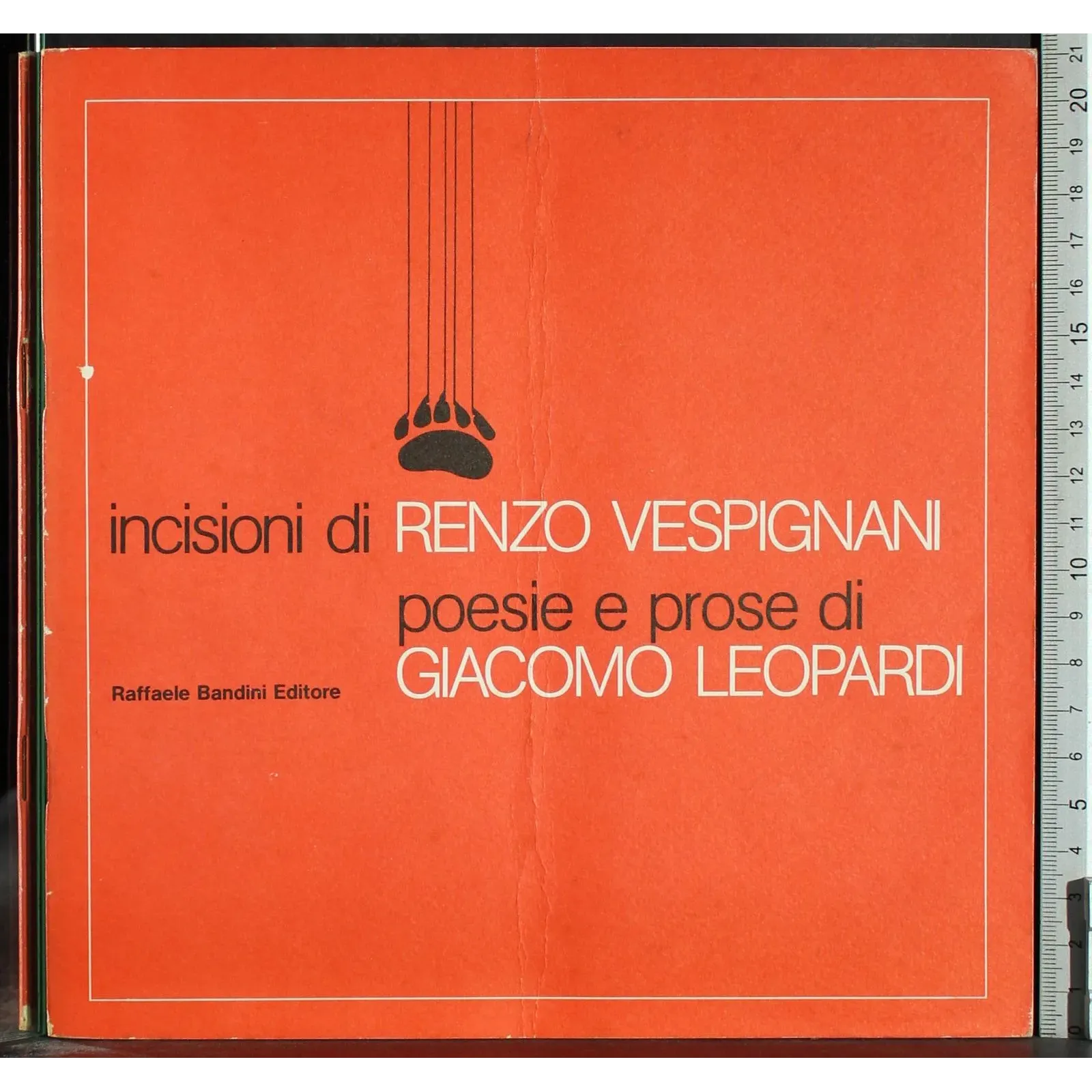 Incisioni di Renzo Vespignani poesie e prose di Leopardi