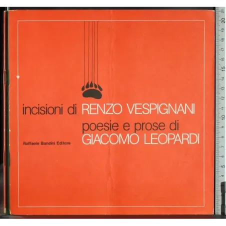 Incisioni di Renzo Vespignani poesie e prose di Leopardi