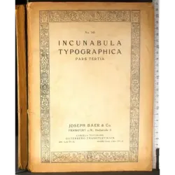 Incunabuka Typographica
