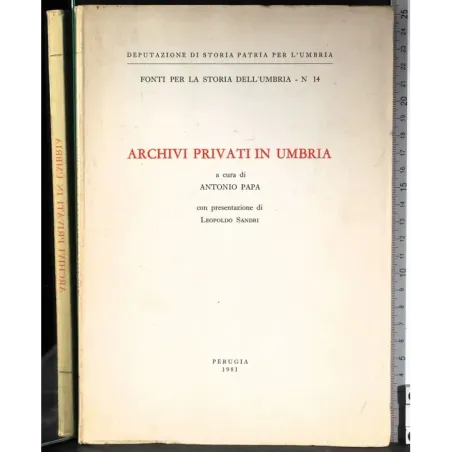 Archivi privati in Umbria