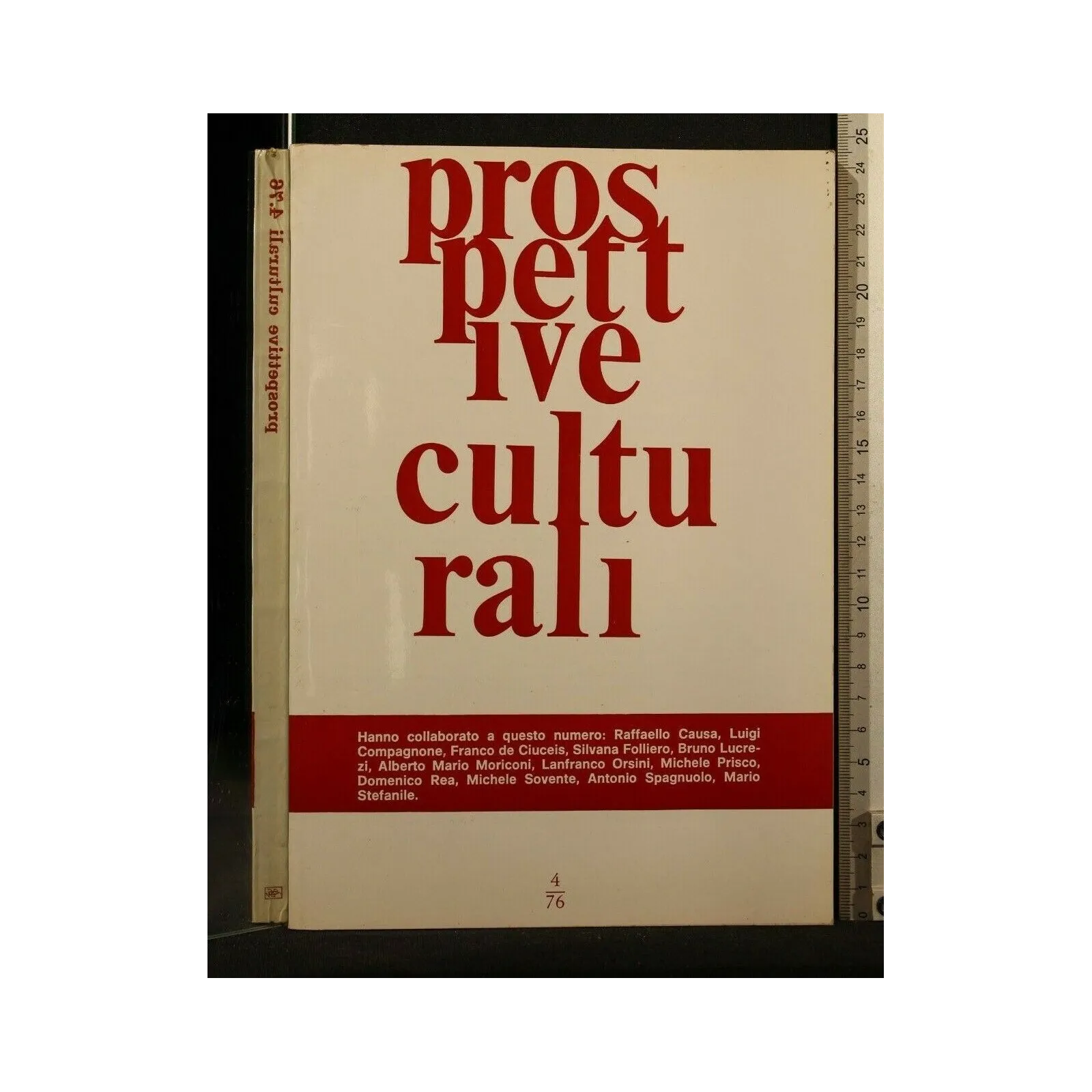 PROSPETTIVE CULTURALI N. 4 OTTOBRE-DICEMBRE 1976