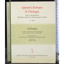 Appuntamneti romani di filologia IV