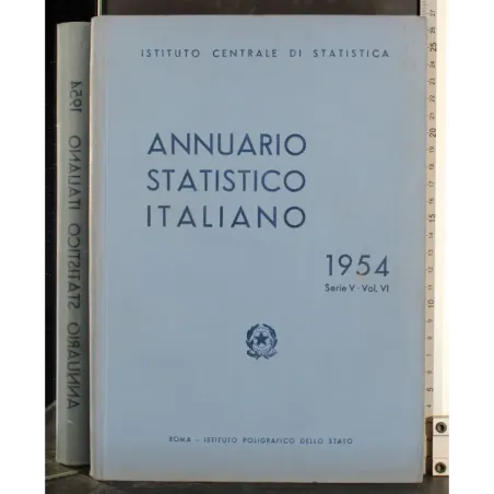 Annuario statistico italiano 1954. Vol VI