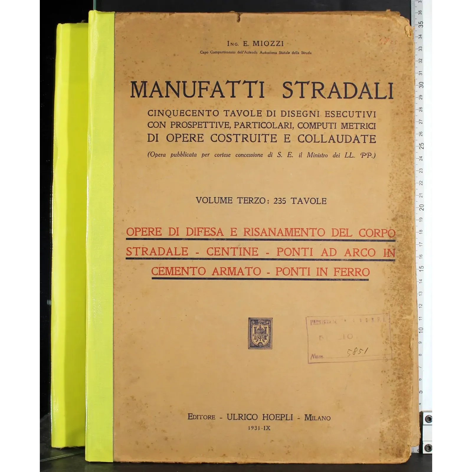 Manufatti stradali. Vol 3. 235 Tavole