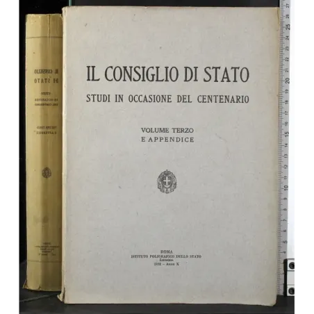 Il Consiglio di Stato. Vol 3 e Appendice