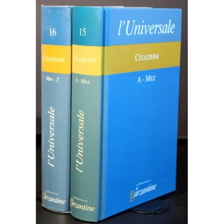 L'Universale 15-16. Citazioni 2 Volumi