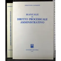 Manuale di diritto processuale amministrativo