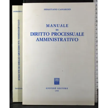 Manuale di diritto processuale amministrativo