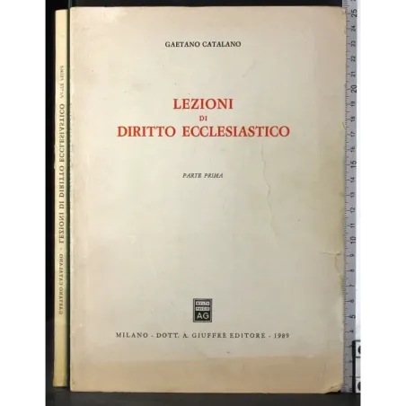 Lezioni di diritto ecclesiastico. Parte 1