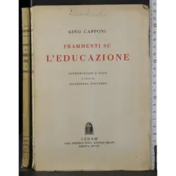 Frammenti su l'educazione