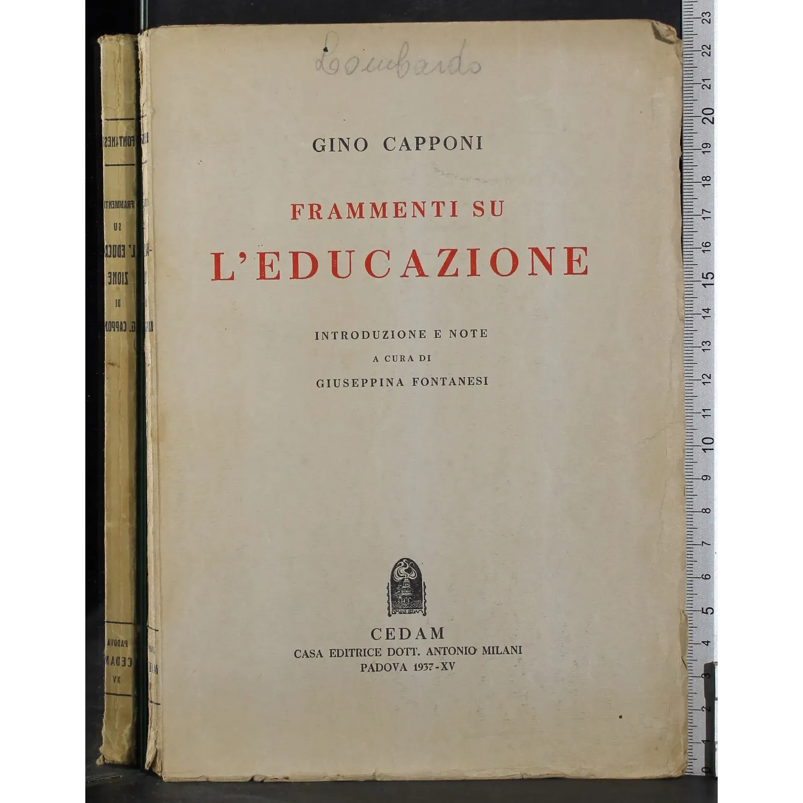 Frammenti su l'educazione