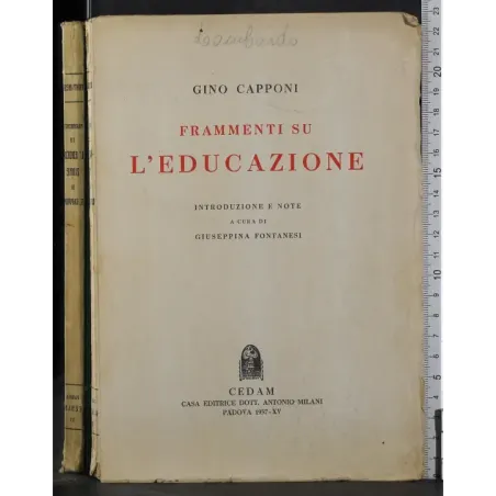 Frammenti su l'educazione