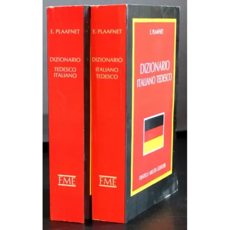 Dizionario 2 Volumi Italiano Tedesco- Tedesco Italiano